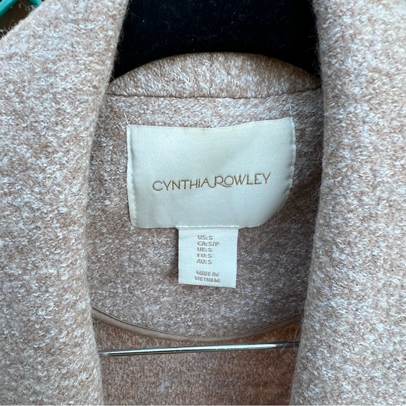 Cynthia Rowley Longline Open Front Wool Vest S - Picture 3 of 13